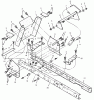 Murray 46104x8D - Scotts 46" Garden Tractor (2002) (Home Depot) Listas de piezas de repuesto y dibujos Rear Frame Assembly