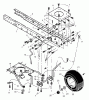Murray 46106x89A - Yard King Performance 46" Garden Tractor (1999) Listas de piezas de repuesto y dibujos Front Frame Assembly