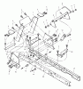 Murray 46106x89B - Yard King Performance 46" Garden Tractor (2000) Listas de piezas de repuesto y dibujos Rear Frame Assembly