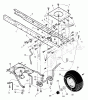 Murray 46107x92A - B&S/ 46" Garden Tractor (2000) (Walmart) Spareparts Front Frame Assembly