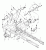 Murray 46108x89A - Yard King Performance 46" Garden Tractor (2000) Listas de piezas de repuesto y dibujos Rear Frame Assembly