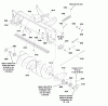 Murray 1695969 - 42" Single Stage Snowthrower Attachment Ricambi Body & Rotor Group (989465)