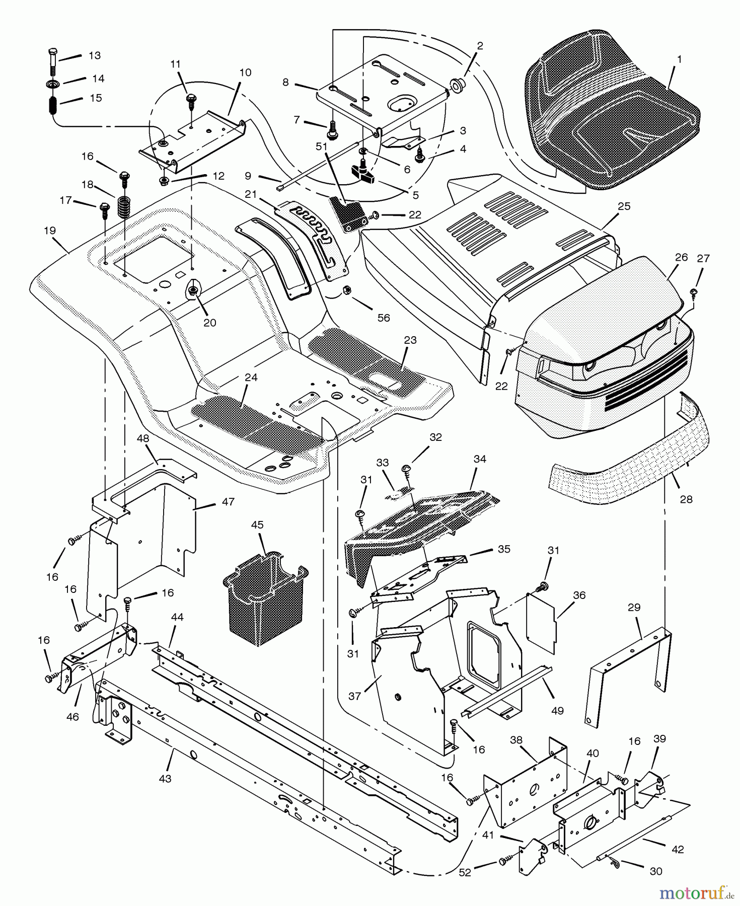  Murray Rasen- und Gartentraktoren 465602x8C - Scotts 46