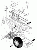 Murray 465606x692A - Stanley 46" Lawn Tractor (2001) Listas de piezas de repuesto y dibujos Drive Assembly