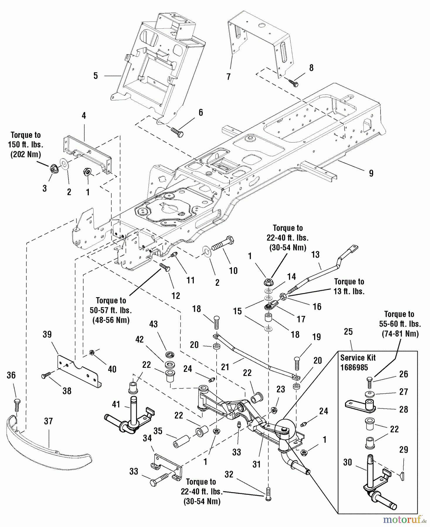  Murray Rasen- und Gartentraktoren 107.250050 (2691086-00) - Craftsman CTX9000, 46