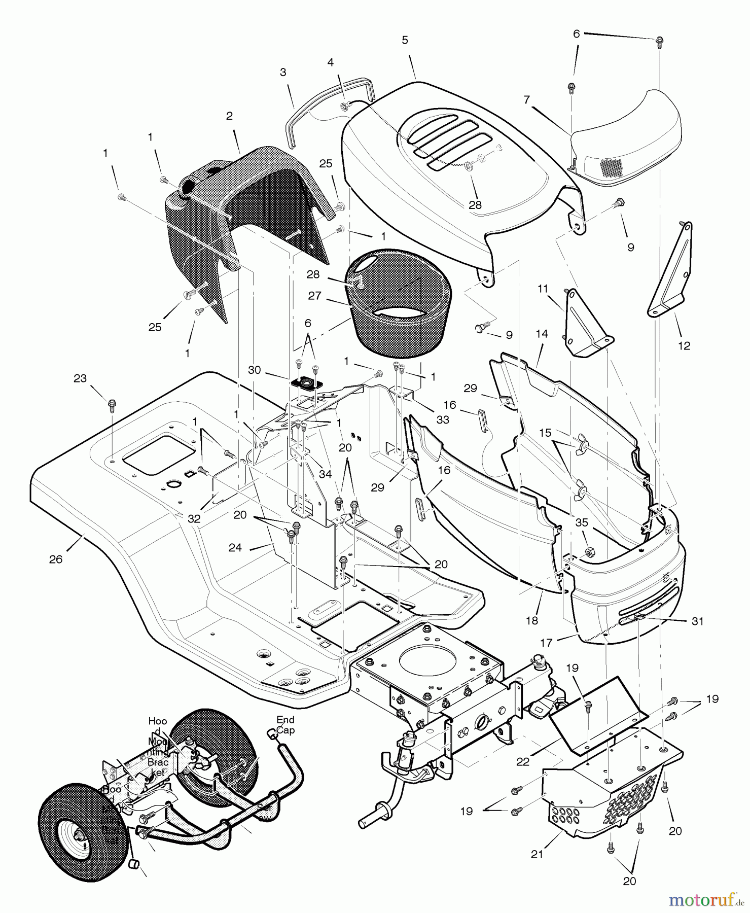  Murray Rasen- und Gartentraktoren 465614x48A - B&S/Murray 46