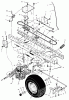 Murray 465617A - 46" Lawn Tractor (2002) Ricambi Drive Assembly