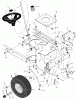 Murray 465617A - 46" Lawn Tractor (2002) Ricambi Steering