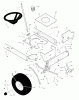 Murray 46569x6A - Ultra 46" Lawn Tractor (1998) Listas de piezas de repuesto y dibujos Steering