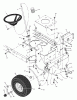 Murray 46581x92A - B&S/ 46" Lawn Tractor (2000) (Walmart) Listas de piezas de repuesto y dibujos Steering