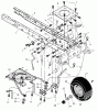 Murray 521000x71A - B&S/ 52" Garden Tractor (2001) (Quality Stores) Listas de piezas de repuesto y dibujos Front Frame