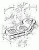 Murray 52101x92A - B&S/ 52" Garden Tractor (2000) (Walmart) Listas de piezas de repuesto y dibujos Mower Housing Suspension (part 2)