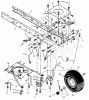 Murray 521613x89B - Yard King Performance 52" Garden Tractor (2002) Listas de piezas de repuesto y dibujos Front Frame Assembly