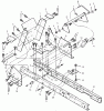 Murray 521613x89B - Yard King Performance 52" Garden Tractor (2002) Listas de piezas de repuesto y dibujos Rear Frame Assembly