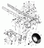 Murray 52161x89B - Yard King Performance 52" Garden Tractor (2000) Listas de piezas de repuesto y dibujos Front Frame Assembly