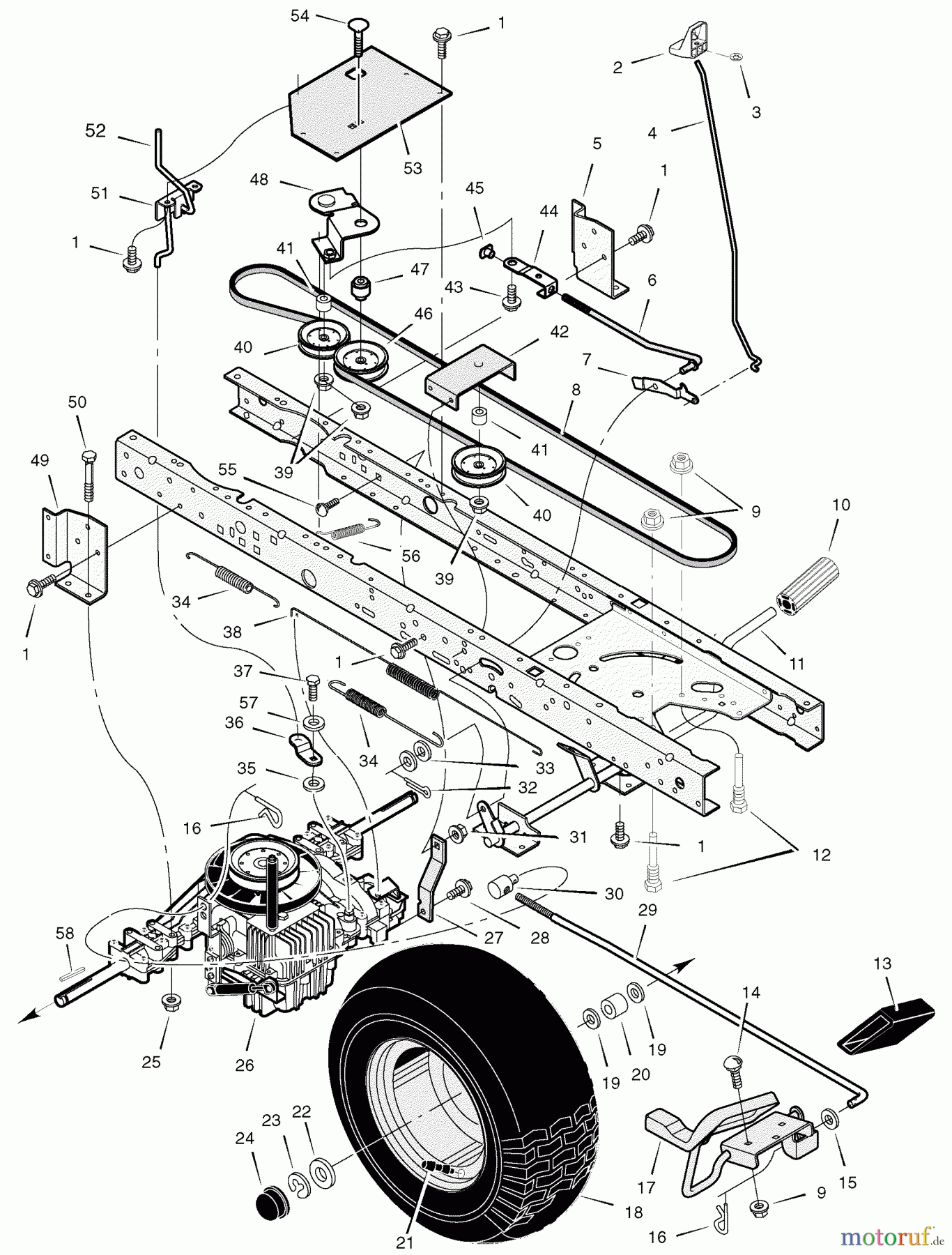  Murray Rasen- und Gartentraktoren C950-60470-0 - Craftsman 42