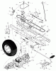 Murray C950-60473-0 - Craftsman 46" Lawn Tractor (2004) (Sears) Listas de piezas de repuesto y dibujos Motion Drive