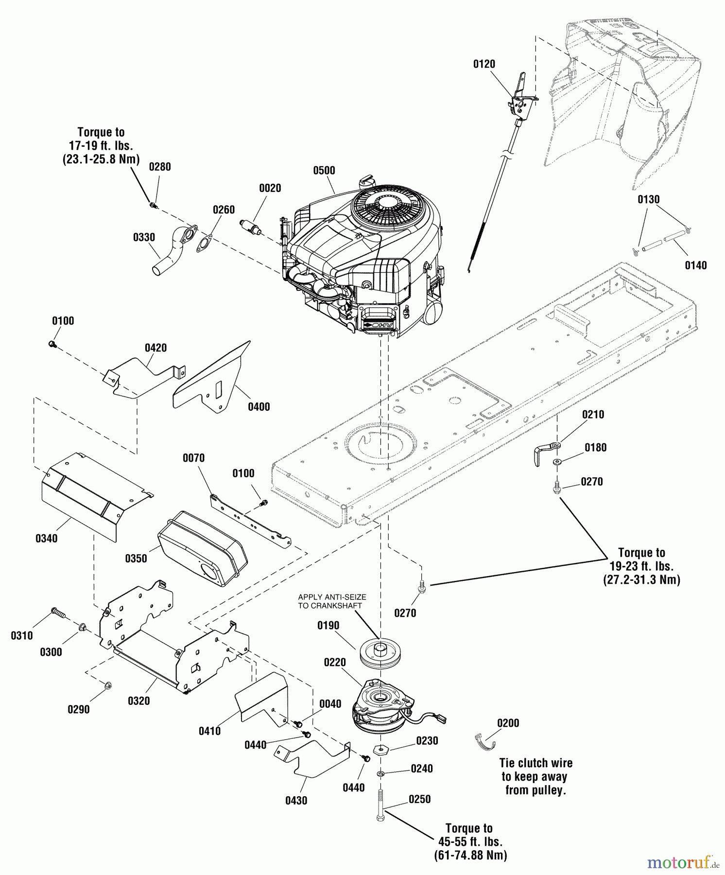  Murray Rasen- und Gartentraktoren EMT155420H (2691080) - Murray 42