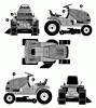 Murray G3554160 - 40" Lawn Tractor (1997) Listas de piezas de repuesto y dibujos Decal Assembly