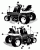 Murray G4315010 - 43" Lawn Tractor (1997) Listas de piezas de repuesto y dibujos Decal Assembly