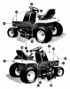 Murray G4315010 - 43" Lawn Tractor (1997) Ricambi Decal Assembly
