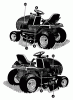 Murray G4315110 - 43" Lawn Tractor (1997) Listas de piezas de repuesto y dibujos Decal Assembly
