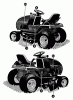 Murray G4315110 - 43" Lawn Tractor (1997) Ricambi Decal Assembly