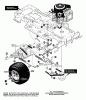 Murray G4315110 - 43" Lawn Tractor (1997) Ricambi Motion Drive Assembly (part 2)