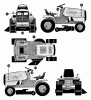 Murray G4318030 - 43" Lawn Tractor (1997) Listas de piezas de repuesto y dibujos Decal Assembly