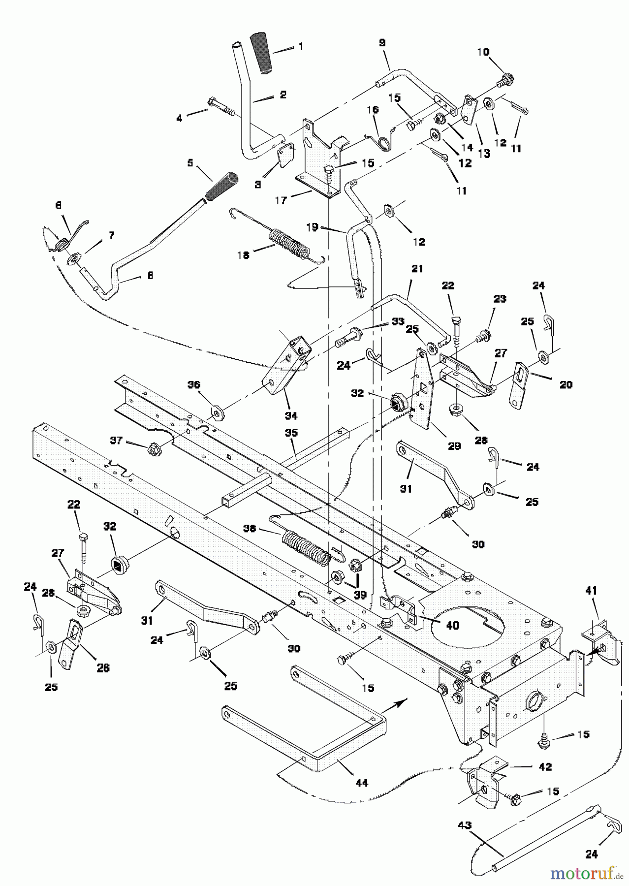  Murray Rasen- und Gartentraktoren 38500A - Murray 38