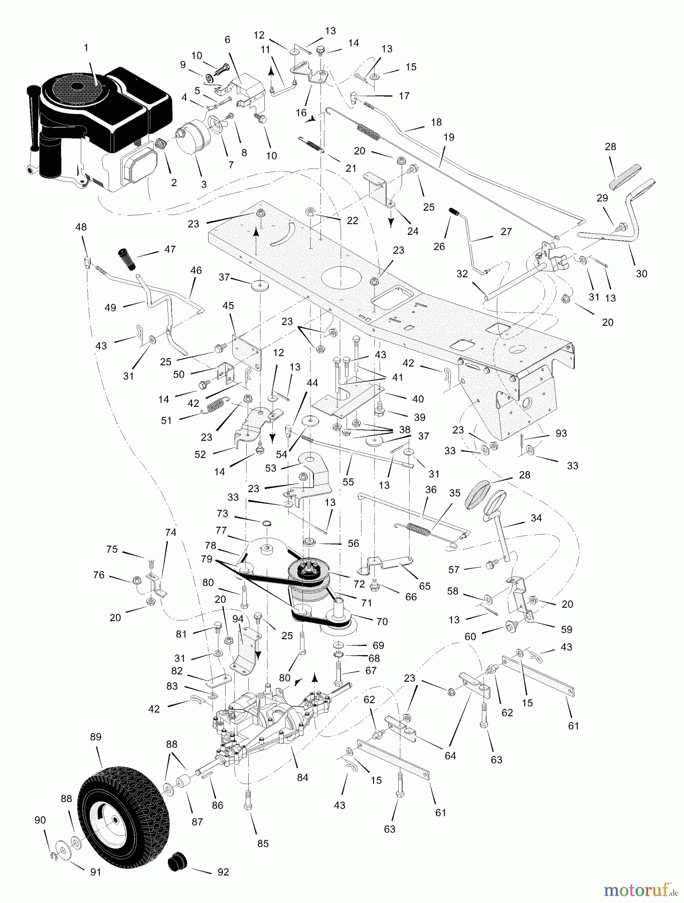 Murray Reitermäher 309300x30A - Murray 30