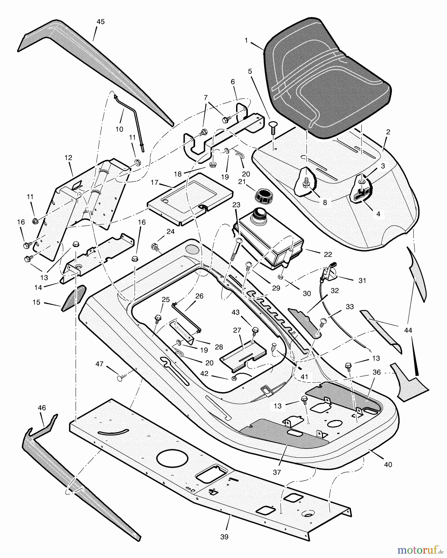 Murray Reitermäher 309311x92A - B&S/Murray 30
