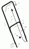 Murray 201010x24A - B&S/ 20" Walk-Behind Mower (2004) (Meijer) Ricambi Handle Assembly