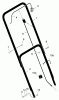 Murray 201010x99NA - B&S/ 20" Walk-Behind Mower (2002) (AAFES) Ricambi Handle Assembly
