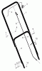 Murray 20101B - 20" Walk-Behind Mower (1999) Ricambi Handle Assembly