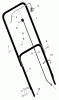 Murray 20101B - 20" Walk-Behind Mower(1998) Ricambi Handle Assembly