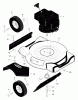 Murray 20101B - 20" Walk-Behind Mower(1998) Ricambi Mower Housing Assembly