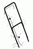Murray 201030x199A - B&S/ 20" Walk-Behind Mower (2003) (AAFES) Ricambi Handle Assembly