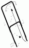 Murray 201030x30A - 20" Walk-Behind Mower (2005) Ricambi Handle Assembly