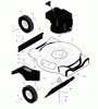 Murray 20103x35B - B&S/ 20" Walk-Behind Mower (1999) (Western Auto) Ricambi Mower Housing Assembly