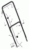 Murray 20104D - 20" Walk-Behind Mower (2002) Ricambi Handle Assembly
