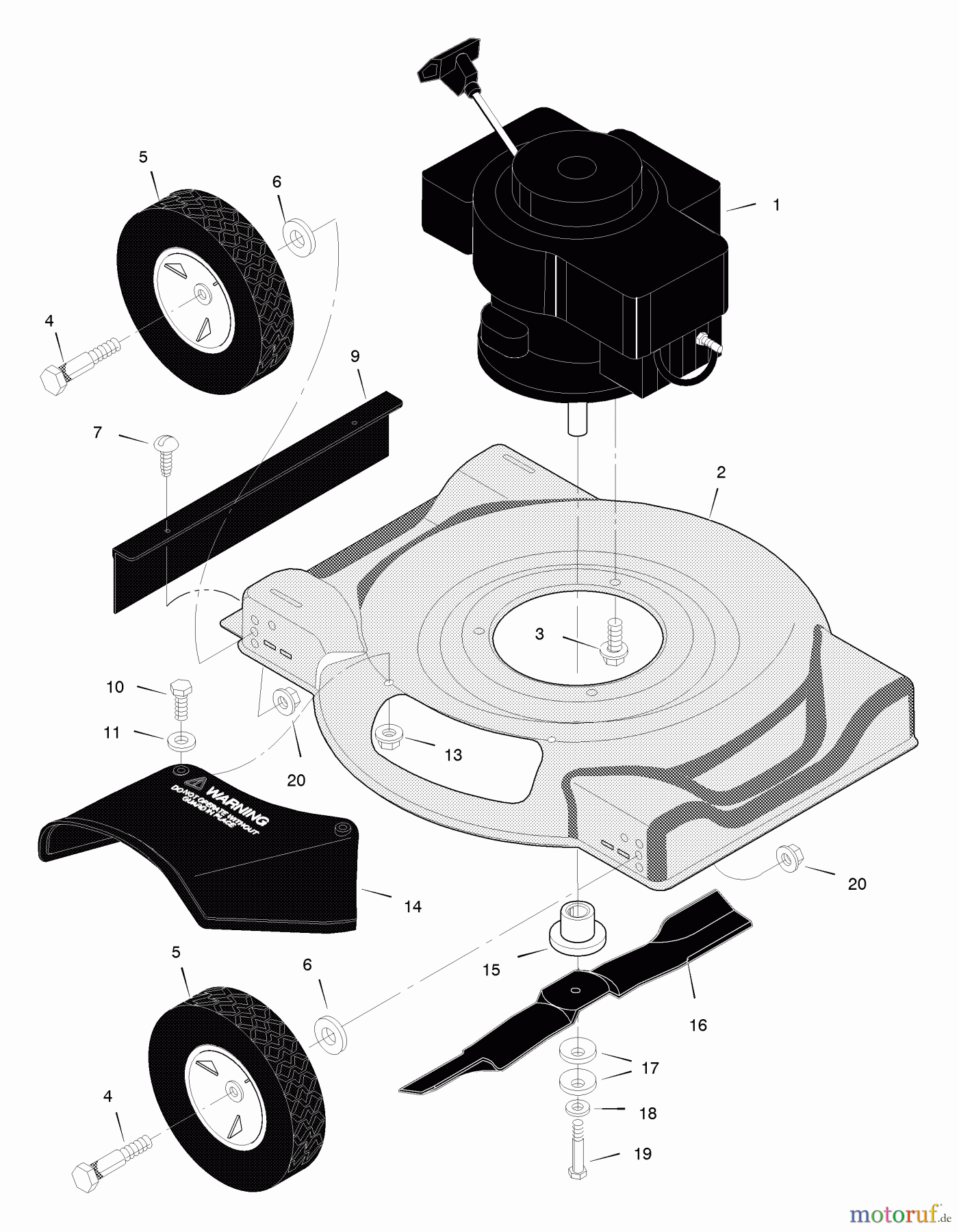  Murray Rasenmäher 20112x92A - B&S/Murray 20