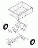 Murray 242014x8A - Scotts Utility Dump Cart (2004) (Home Depot) Listas de piezas de repuesto y dibujos Utility Dump Cart (part 1)