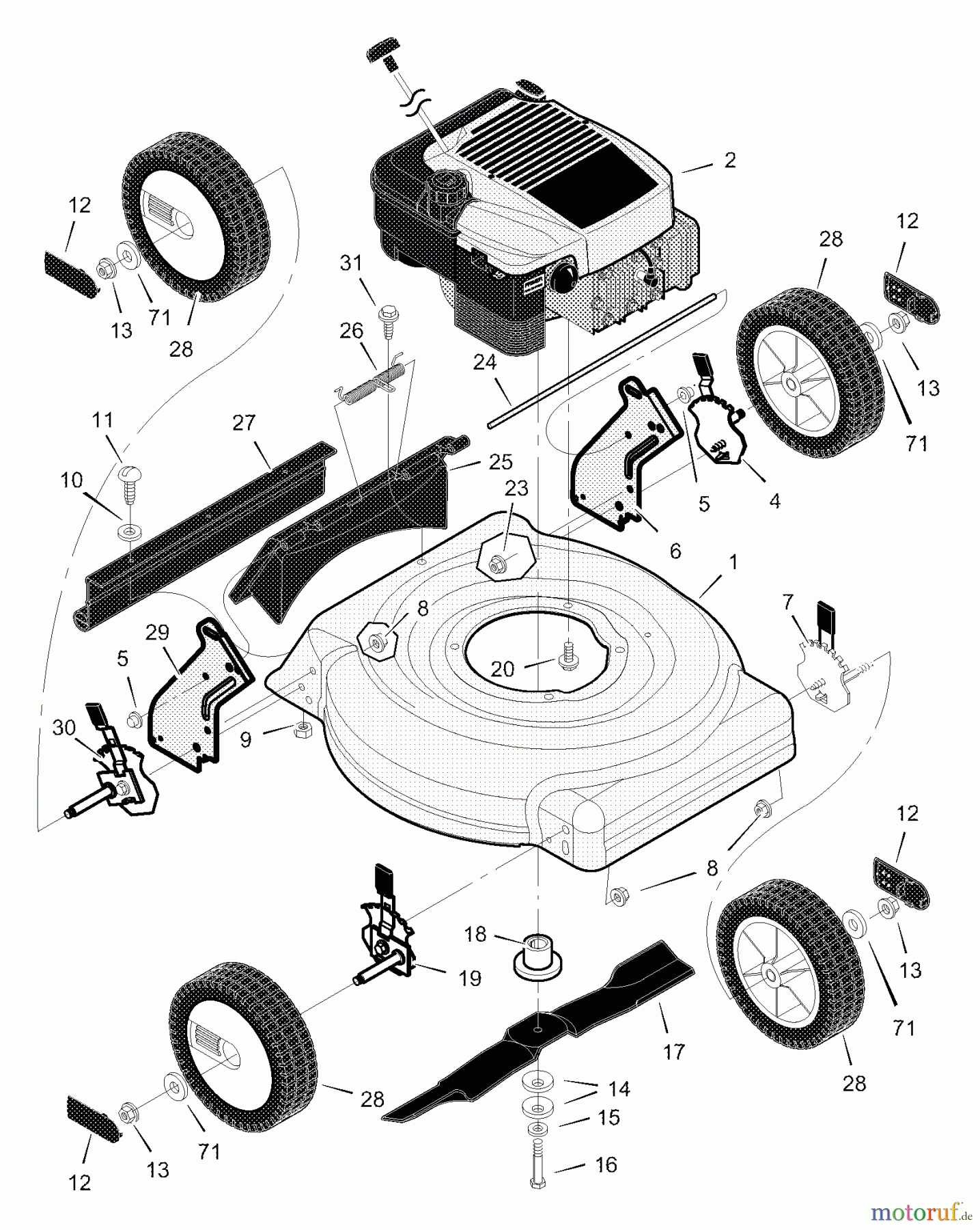  Murray Rasenmäher 20406x83B - B&S/Murray 20