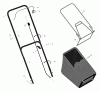 Murray 20406x83C - B&S/ 20" Walk-Behind Mower (2000) (Walmart) Ricambi Handle & Bag Assembly