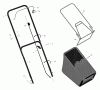 Murray 20415x83B - B&S/ 20" Walk-Behind Mower (2000) (Walmart) Ricambi Handle & Bag Assembly