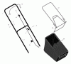 Murray 204210x31D - Scotts 20" Walk-Behind Mower (2004) (Home Depot) Ricambi Handle & Bag Assembly