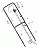 Murray 20505x62B - B&S/ 20" Walk-Behind Mower (1997) (Home Base) Ricambi Handle Assembly