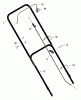 Murray 20506x8B - Scotts 20" Walk-Behind Mower (1998) (Home Depot) Ricambi Handle Assembly