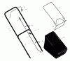 Murray 20556x31A - Scotts 20" Walk-Behind Mower (1998) (Home Depot) Ricambi Handle And Bag Assembly
